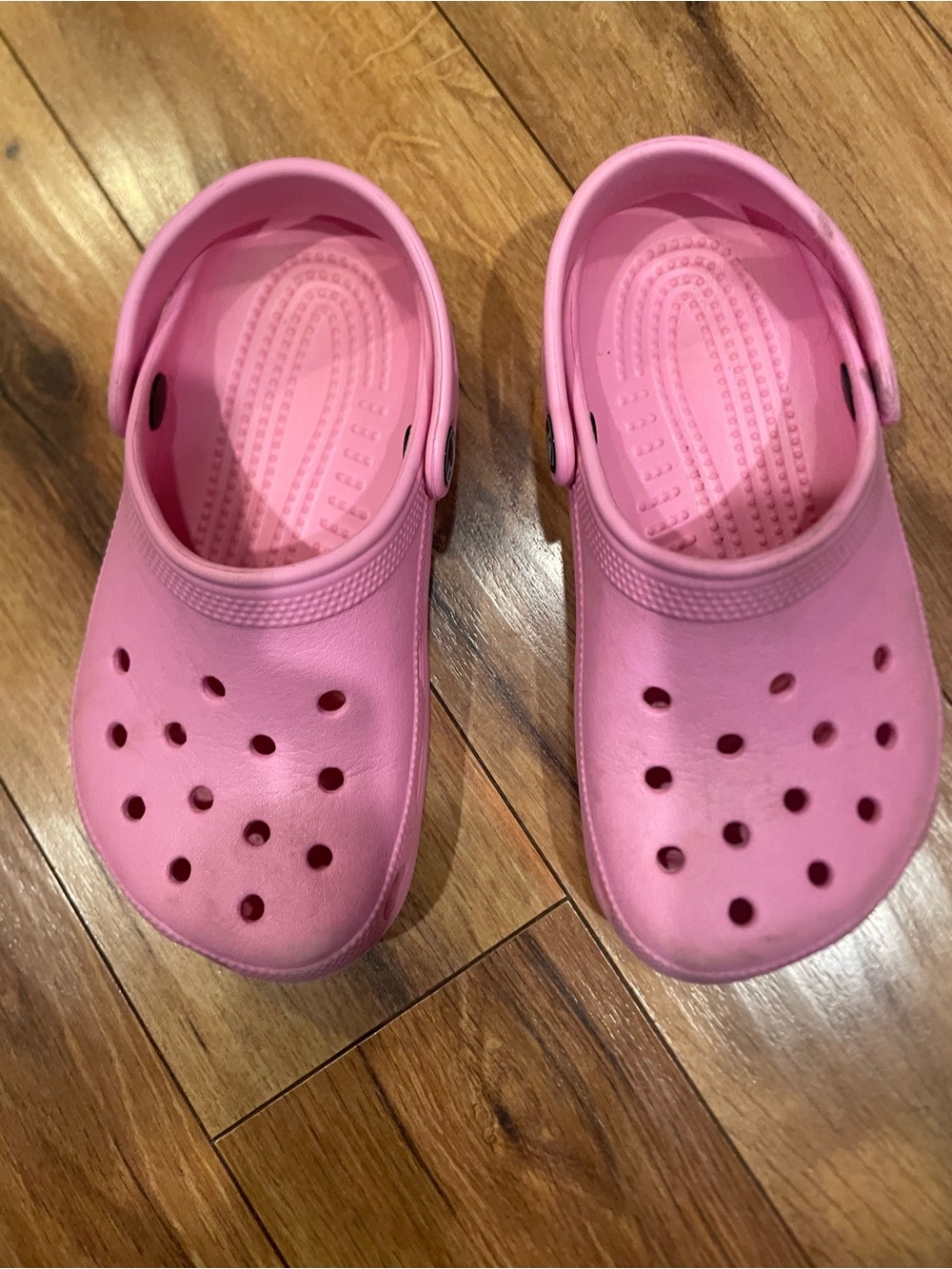 CROCS Kids Classic Clog in Pink Size 13